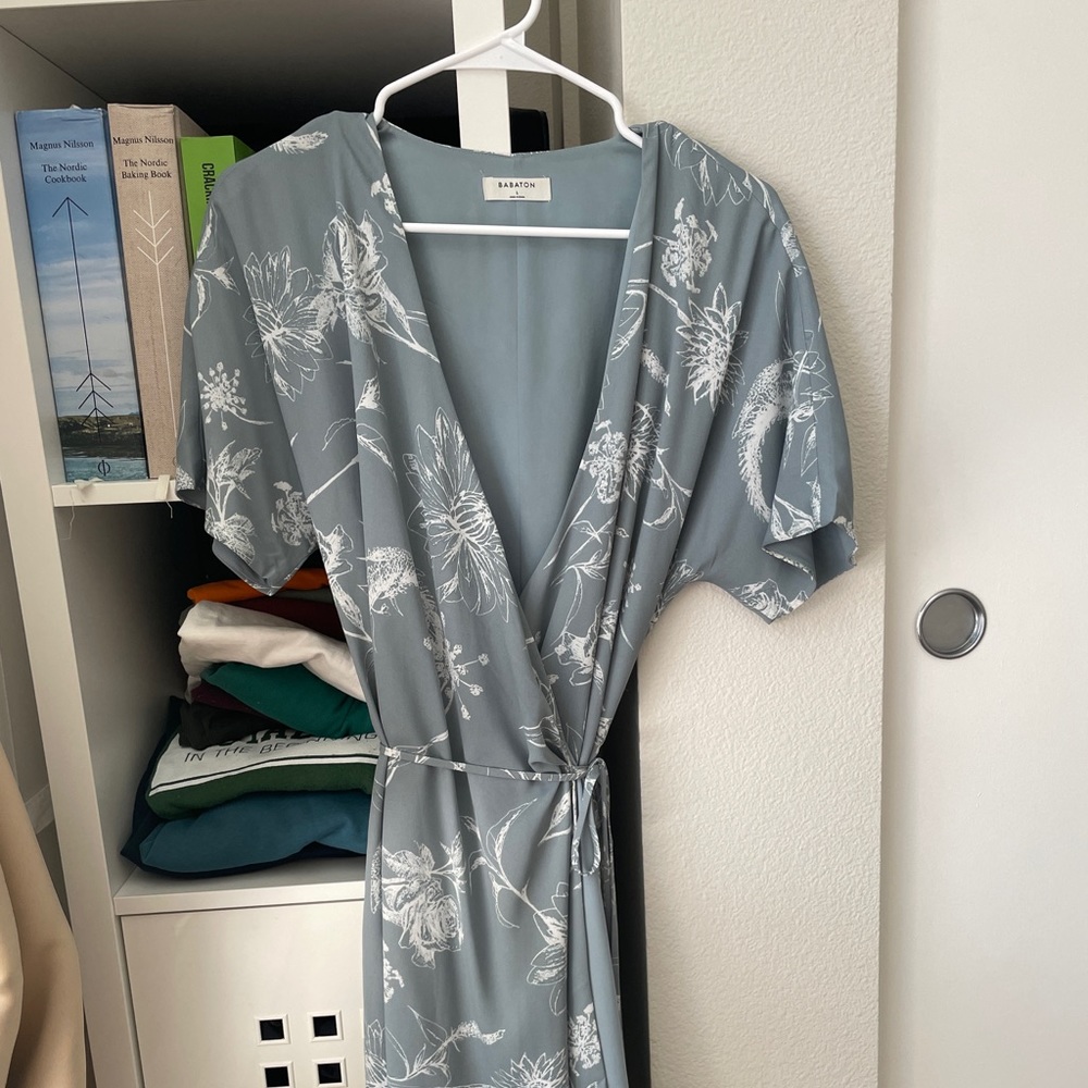 Aritzia Babaton wrap dress